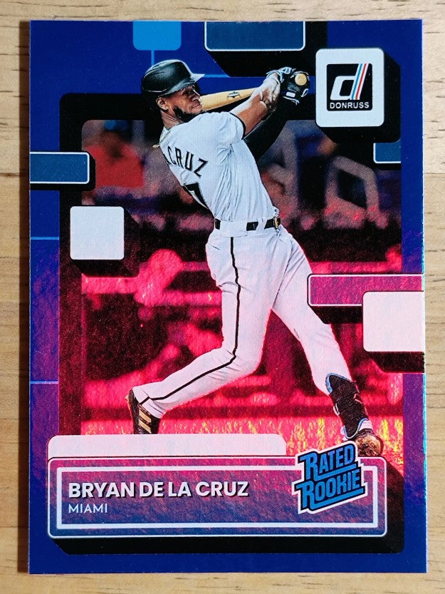 2022 Donruss Holo Blue #53 Bryan De La Cruz RR