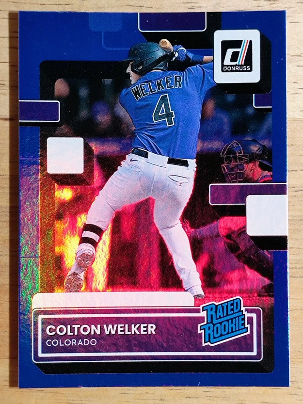 2022 Donruss Holo Blue #56 Colton Welker RR