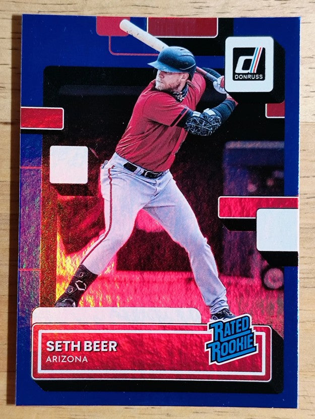 2022 Donruss Holo Blue #58 Seth Beer RR