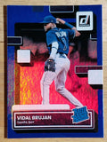 2022 Donruss Holo Blue #38 Vidal Brujan RR