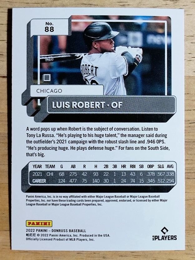 2022 Donruss Holo Blue #88 Luis Robert