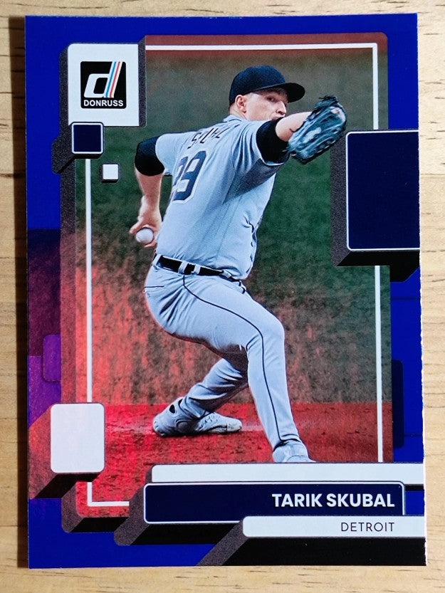 2022 Donruss Holo Blue #92 Tarik Skubal
