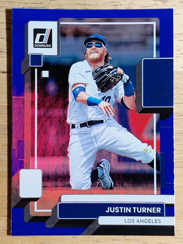 2022 Donruss Holo Blue #97 Justin Turner