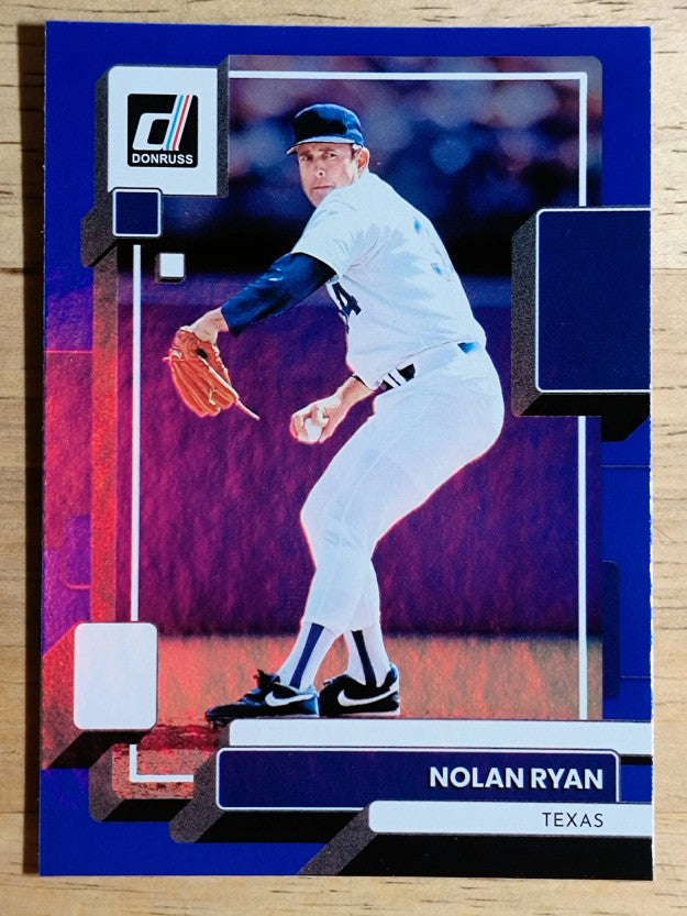 2022 Donruss Holo Blue #118 Nolan Ryan