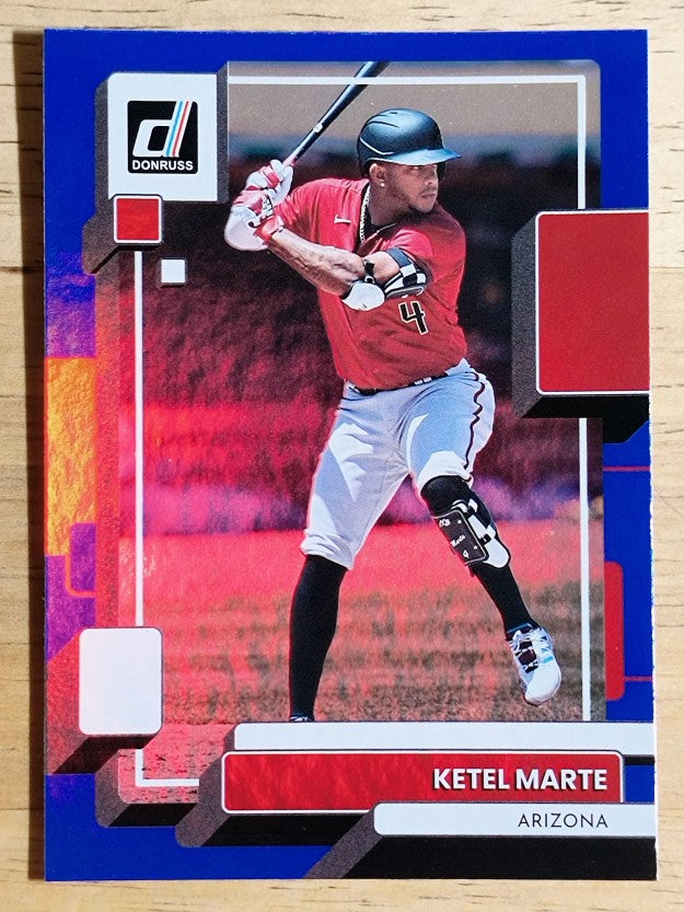 2022 Donruss Holo Blue #133 Ketel Marte