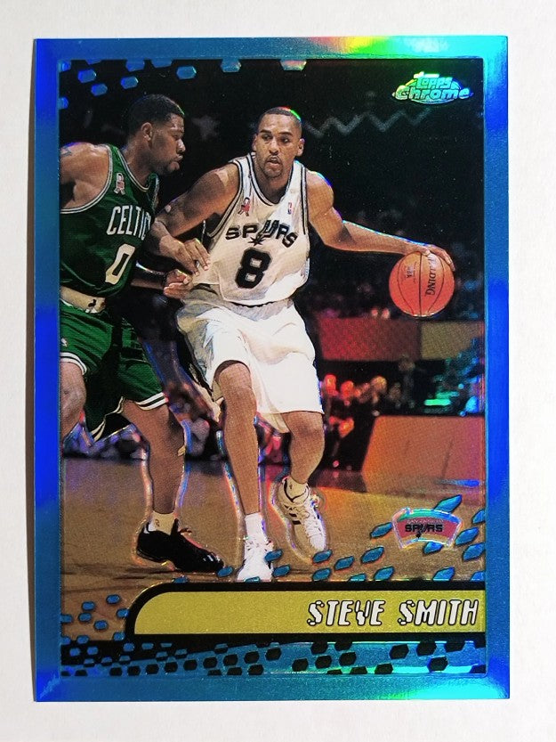 2001-02 Topps Chrome Refractors #56 Steve Smith