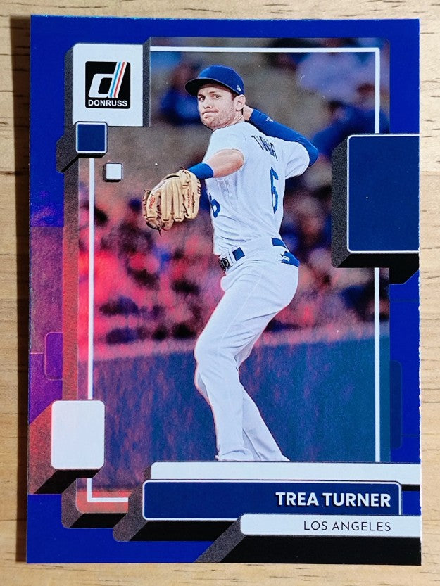 2022 Donruss Holo Blue #149 Trea Turner
