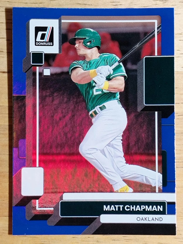 2022 Donruss Holo Blue #162 Matt Chapman