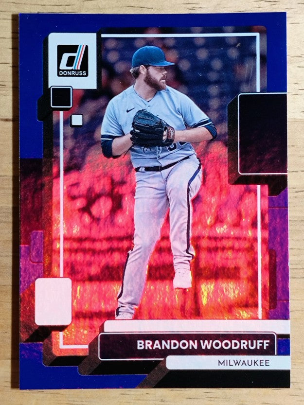 2022 Donruss Holo Blue #181 Brandon Woodruff