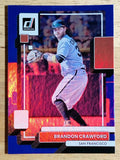 2022 Donruss Holo Blue #191 Brandon Crawford