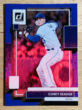 2022 Donruss Holo Blue #203 Corey Seager