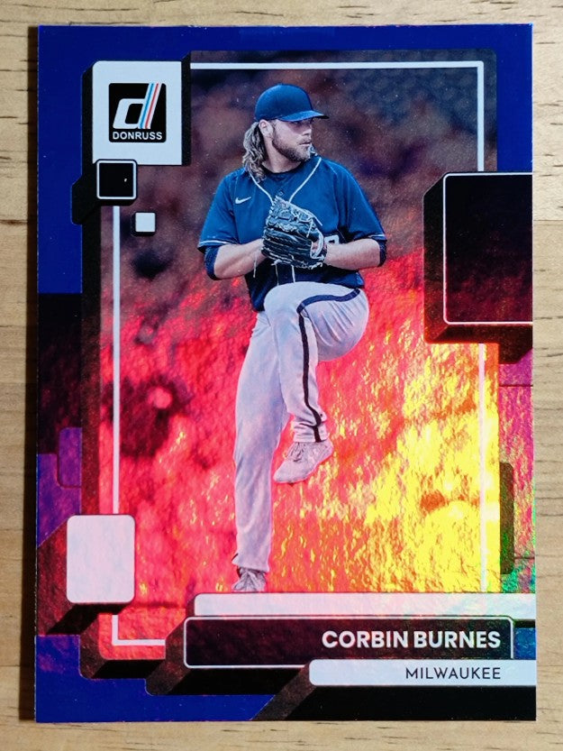 2022 Donruss Holo Blue #207 Corbin Burnes