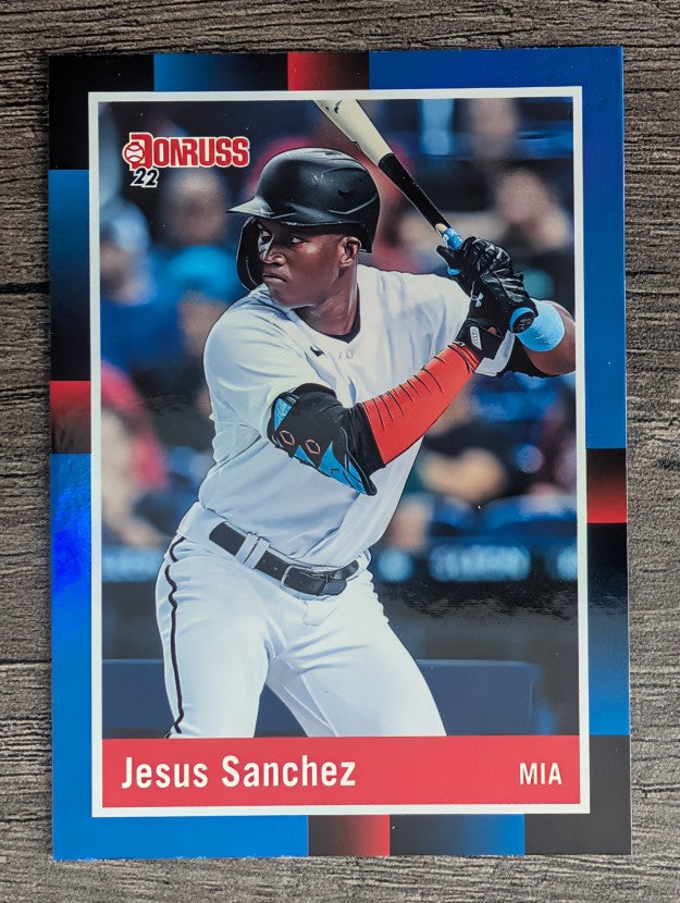 2022 Donruss Holo Blue #241 Jesus Sanchez RETRO