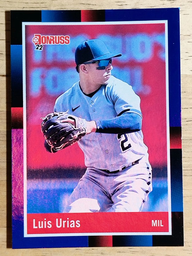2022 Donruss Holo Blue #245 Luis Urias RETRO