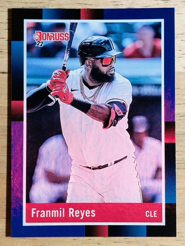 2022 Donruss Holo Blue #255 Franmil Reyes RETRO