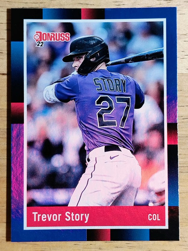 2022 Donruss Holo Blue #261 Trevor Story RETRO