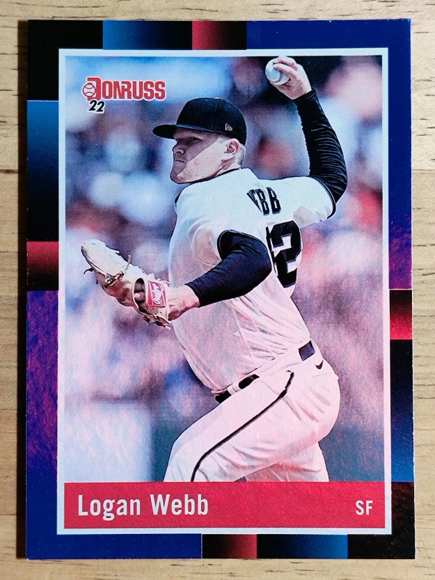 2022 Donruss Holo Blue #279 Logan Webb RETRO