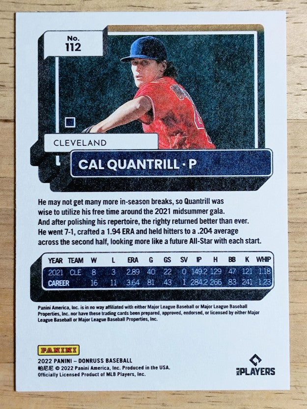 2022 Donruss Independence Day #112 Cal Quantrill