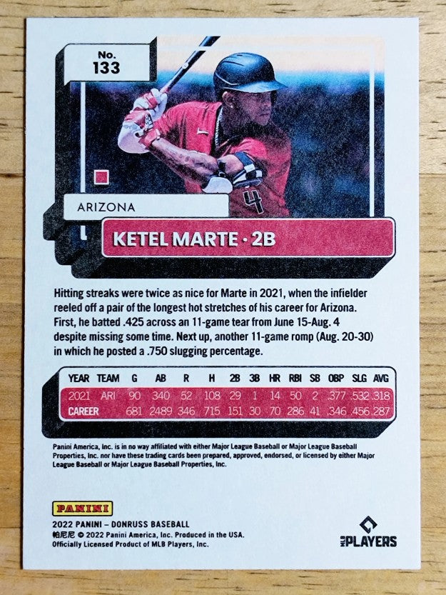 2022 Donruss Independence Day #133 Ketel Marte