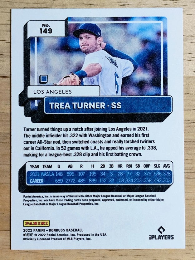 2022 Donruss Independence Day #149 Trea Turner