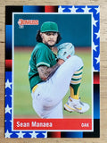 2022 Donruss Independence Day #254 Sean Manaea RETRO