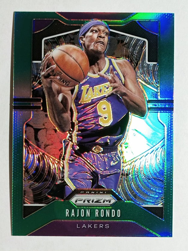 2019-20 Panini Prizm Prizms Green #223 Rajon Rondo