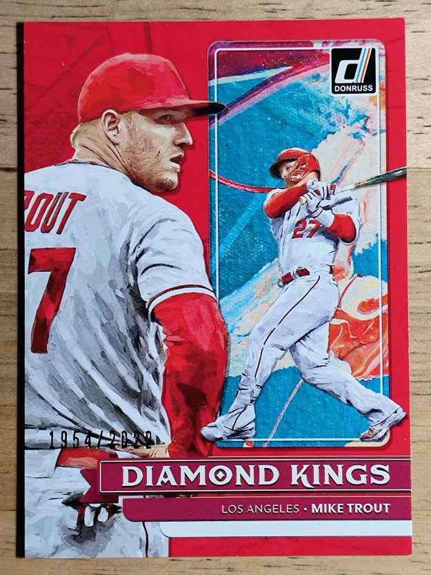 2022 Donruss Red #14 Mike Trout DK