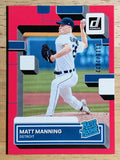 2022 Donruss Red #33 Matt Manning RR