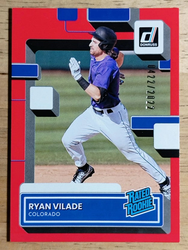 2022 Donruss Red #64 Ryan Vilade RR