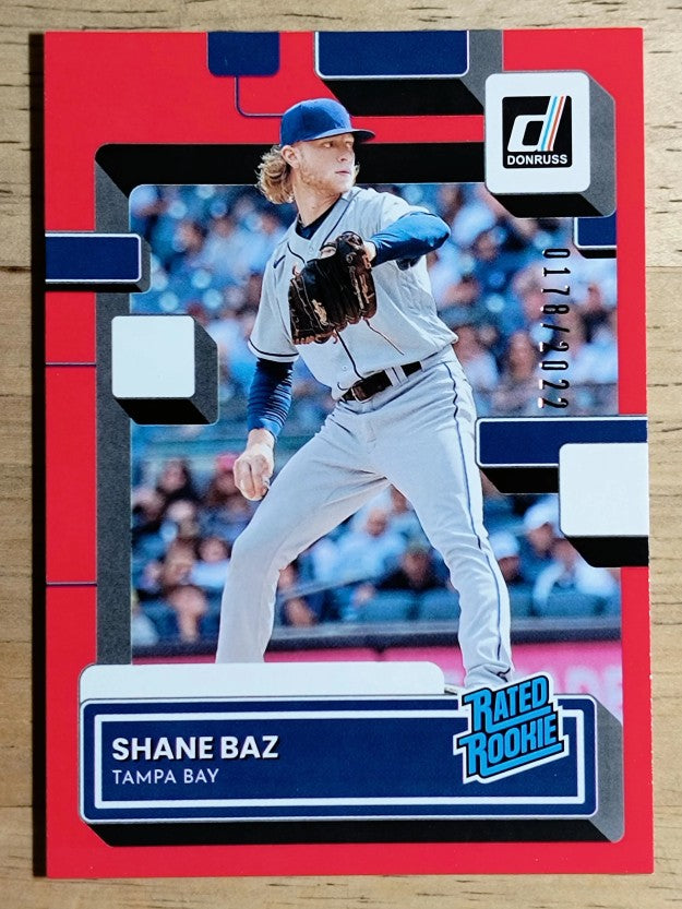 2022 Donruss Red #66 Shane Baz RR