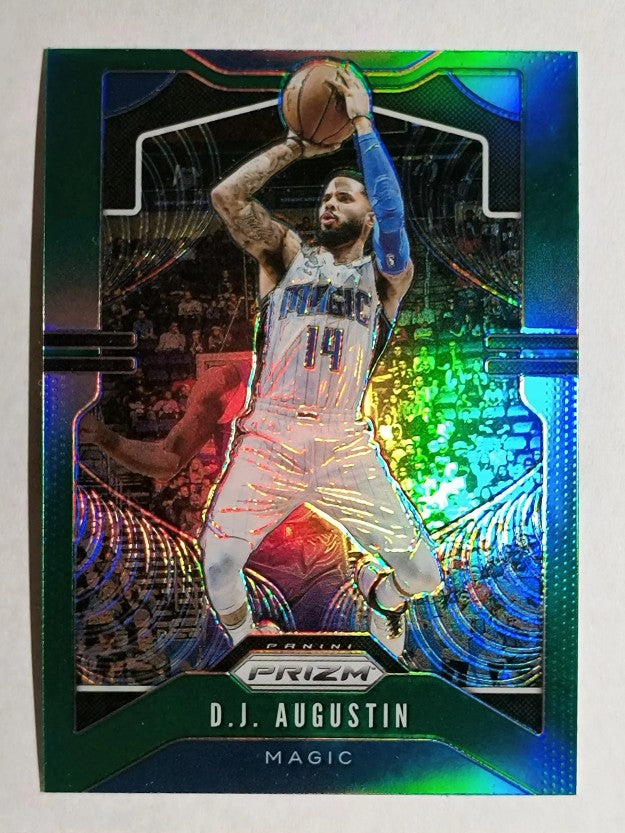 2019-20 Panini Prizm Prizms Green #197 D.J. Augustin