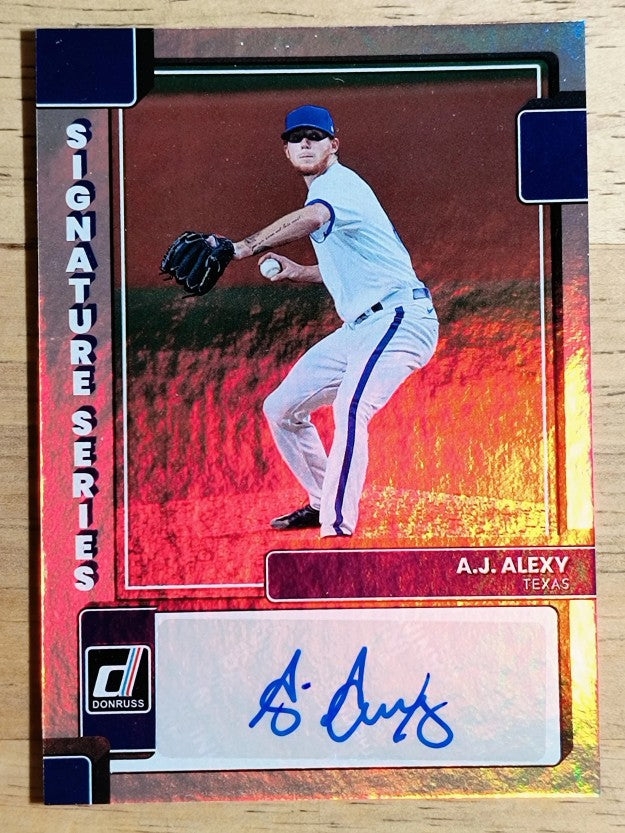 2022 Donruss Signature Series #48 A.J. Alexy