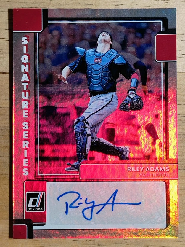 2022 Donruss Signature Series #50 Riley Adams