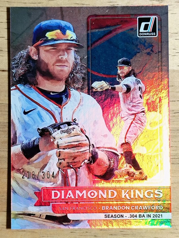 2022 Donruss Stat Line Season #26 Brandon Crawford DK/304