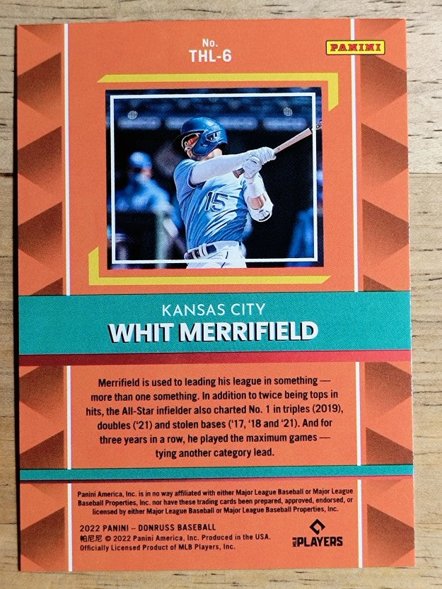 2022 Donruss The Hit List #6 Whit Merrifield