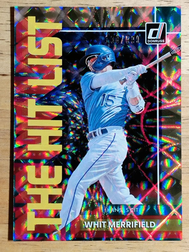 2022 Donruss The Hit List #6 Whit Merrifield