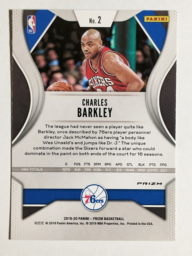 2019-20 Panini Prizm Prizms Green #2 Charles Barkley