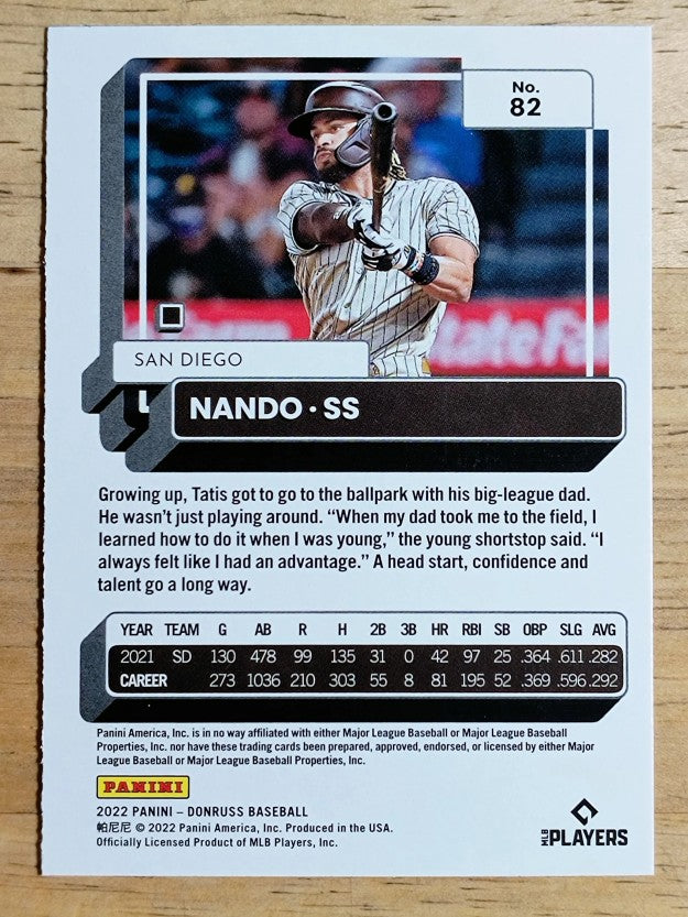 2022 Donruss Variations #82 Fernando Tatis Jr.