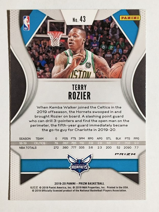 2019-20 Panini Prizm Prizms Green #43 Terry Rozier