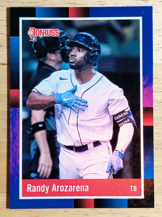 2022 Donruss Variations Holo Blue #275 Randy Arozarena RETRO