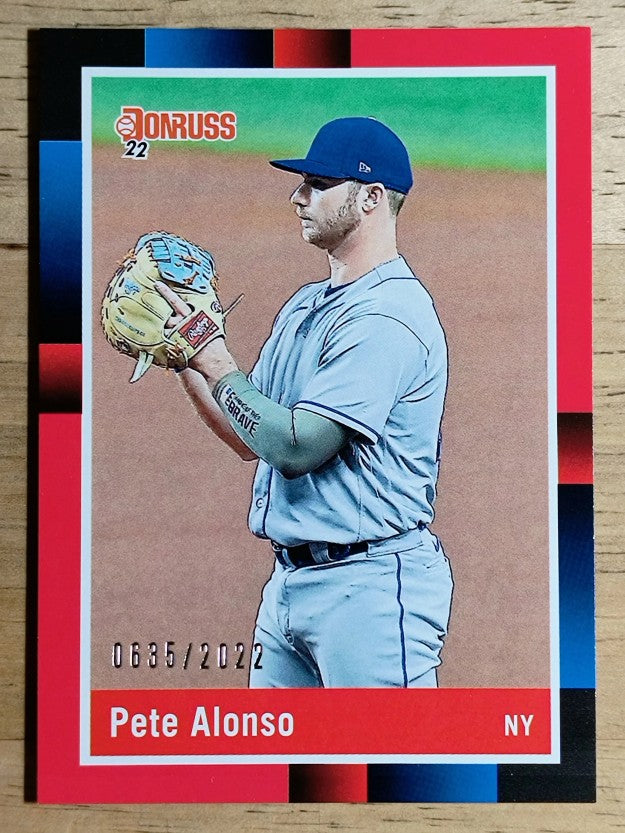 2022 Donruss Variations Red #247 Pete Alonso RETRO