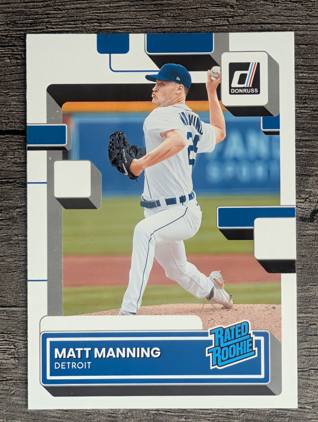 2022 Donruss #33 Matt Manning RR RC