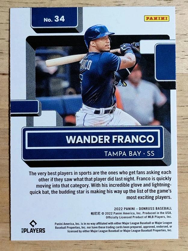 2022 Donruss #34 Wander Franco RR