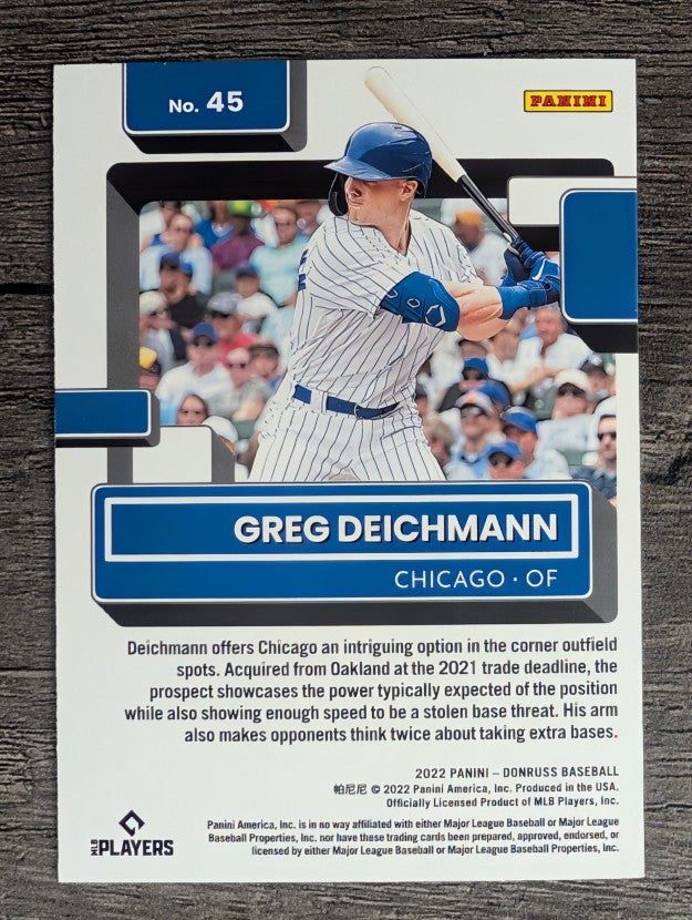 2022 Donruss #45 Greg Deichmann RR RC