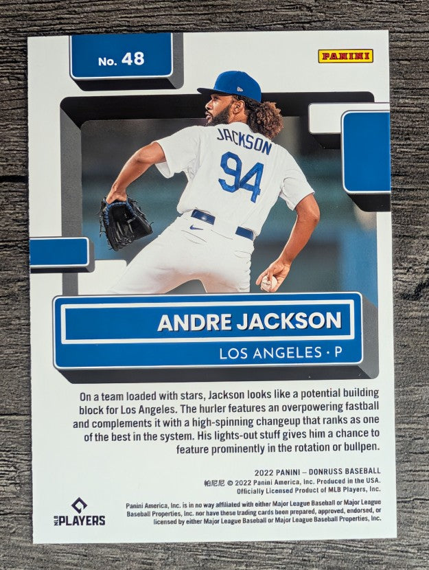 2022 Donruss #48 Andre Jackson RR RC