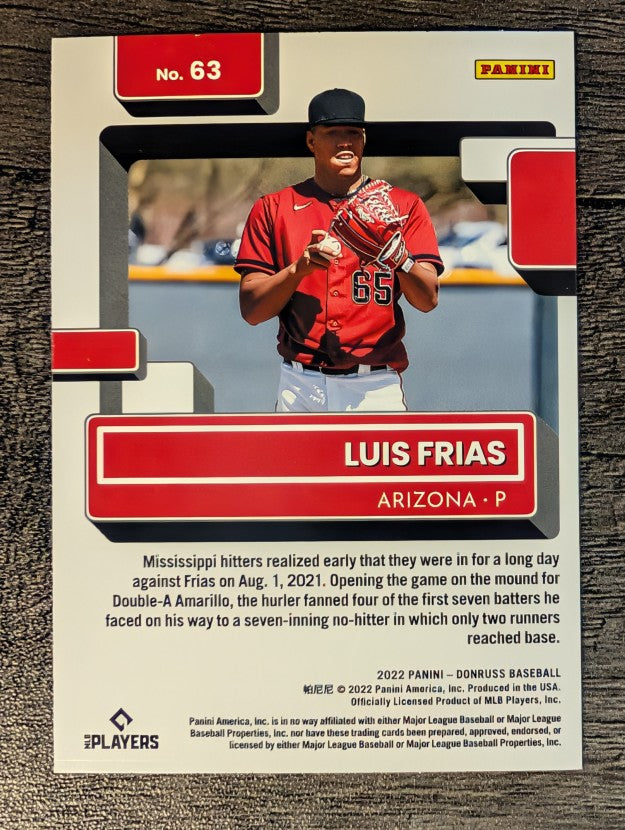 2022 Donruss #63 Luis Frias RR RC