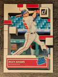 2022 Donruss #75 Riley Adams RR RC