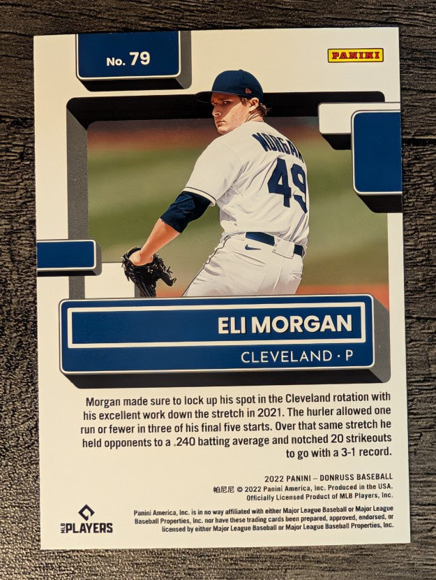 2022 Donruss #79 Eli Morgan RR RC