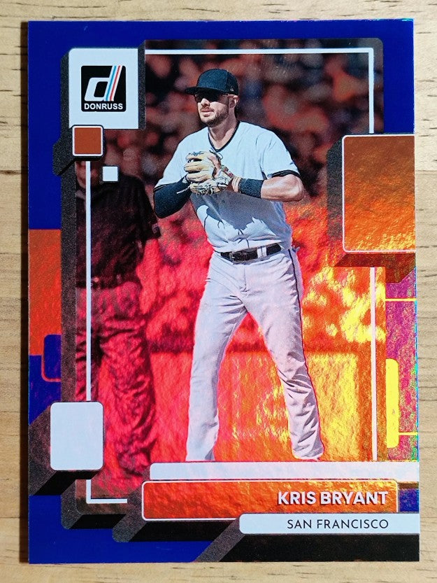 2022 Donruss Holo Blue #134 Kris Bryant