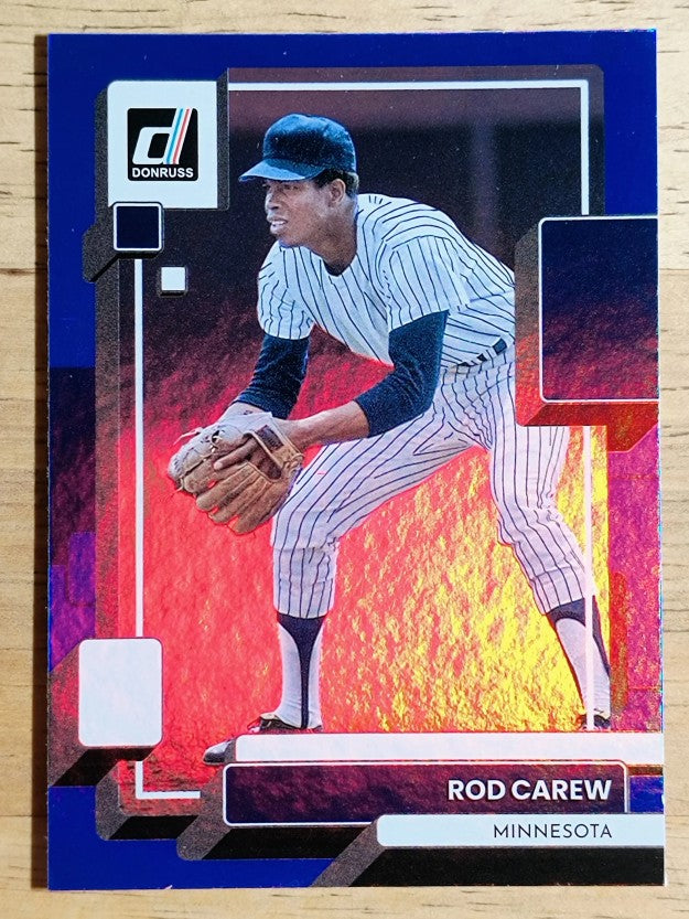 2022 Donruss Holo Blue #178 Rod Carew